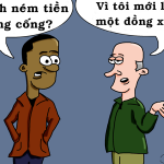 Chuyện hài hước về việc ném đồng xu xuống cống