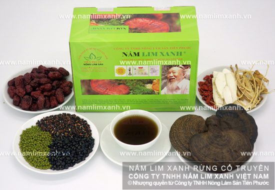 Hình ảnh nấm lim xanh thật