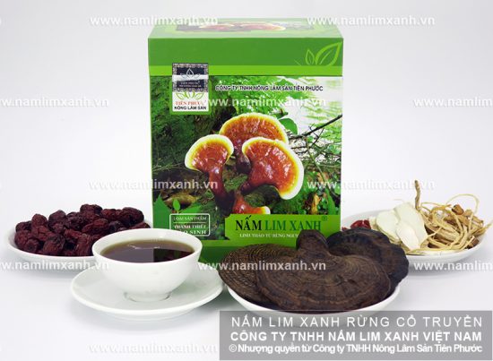 Nấm lim xanh sau khi được chế biến theo bài thuốc gia truyền