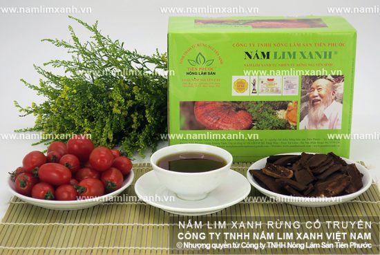 Trà nấm lim xanh tốt cho người mắc bệnh gan