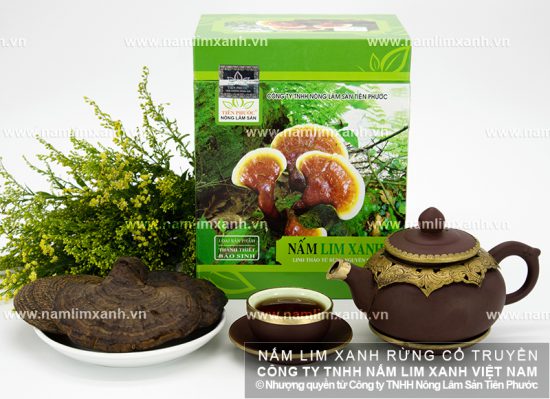 Uống nấm lim xanh giúp bồi bổ, tăng cường sức khỏe.